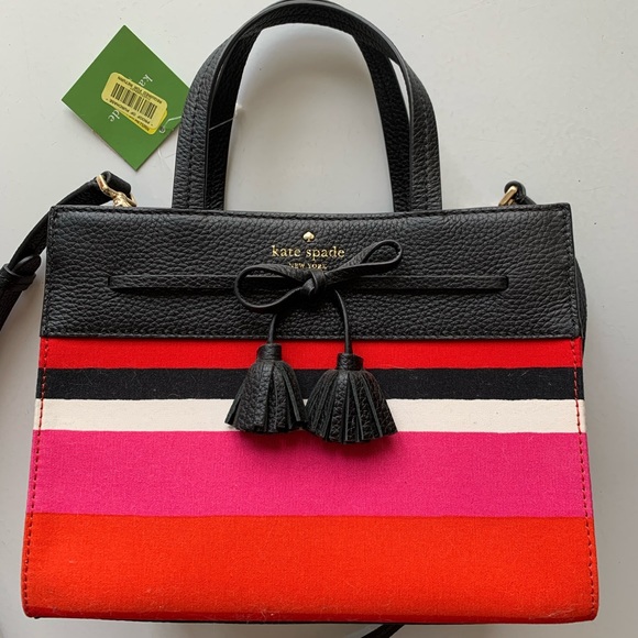 RARE kate spade Small Isobel Multicolor Satchel - Picture 2 of 8
